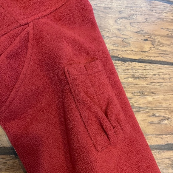 Duluth Trading men’s full zip fleece jacket size small burnt red orange nice! - Picture 6 of 13